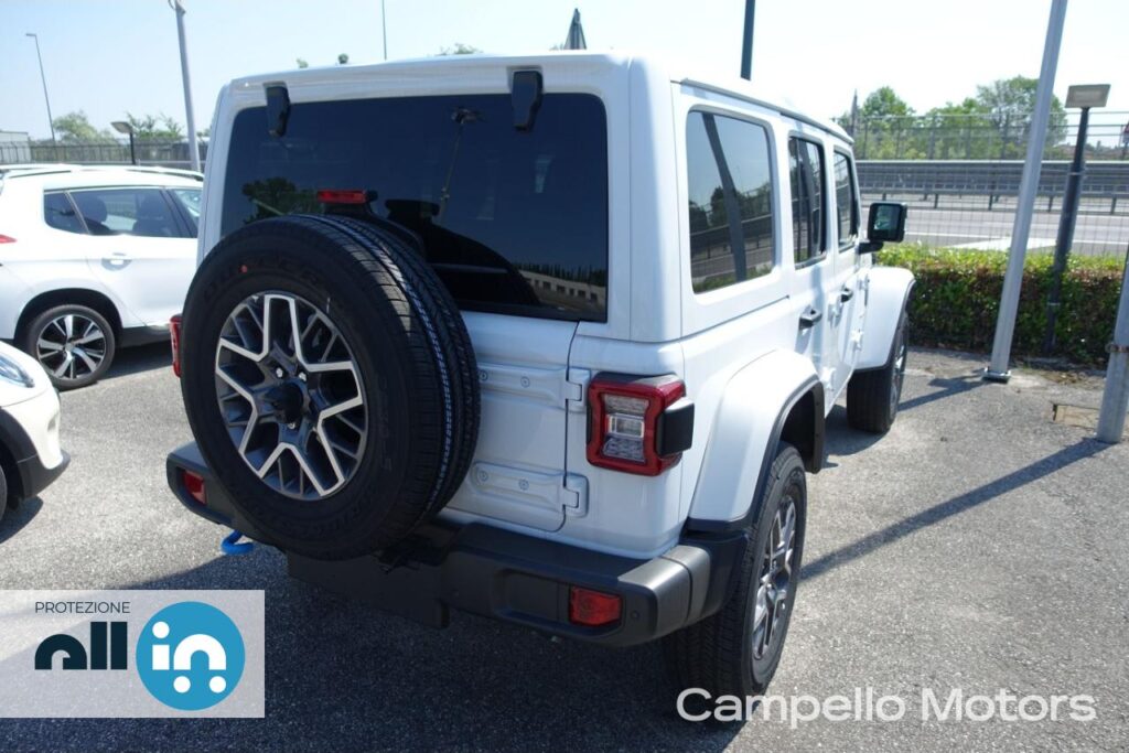 JEEP Wrangler PHEV Unlimited 2.0 4XE 380cv At8 Sahara MY23 Usato